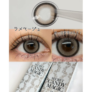 [預訂7-10天]Secret CandyMagic 1day Lame Beige シークレットキャンディーマジックワンデー ラメベージュ